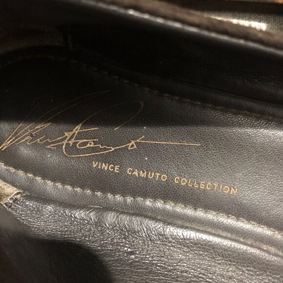 Vince Camuto Collection Womens Flats Loafers Skull Rhinestones Suede Brown 37 6 - Picture 8 of 8